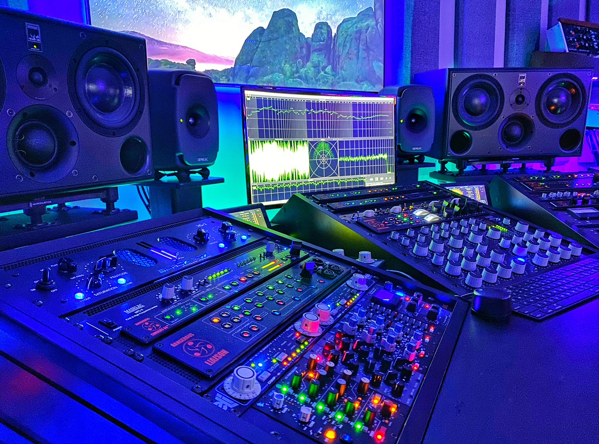 Detail of Richard Devine’s studio setup.