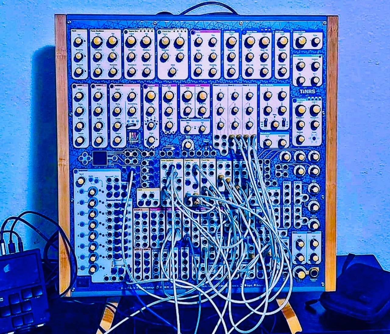 Detail of Richard Devine’s studio setup.