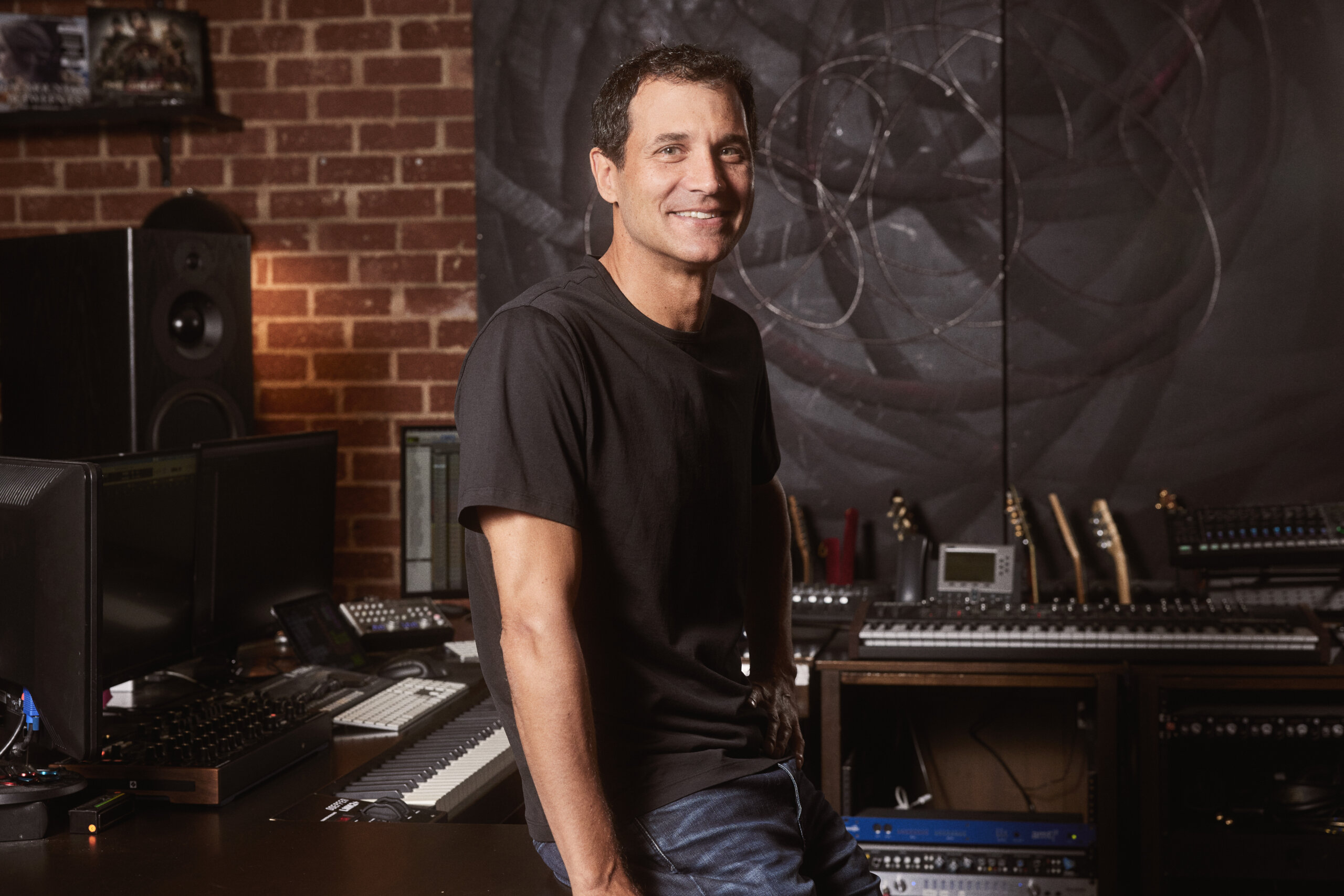 Ramin Djawadi at his studio.